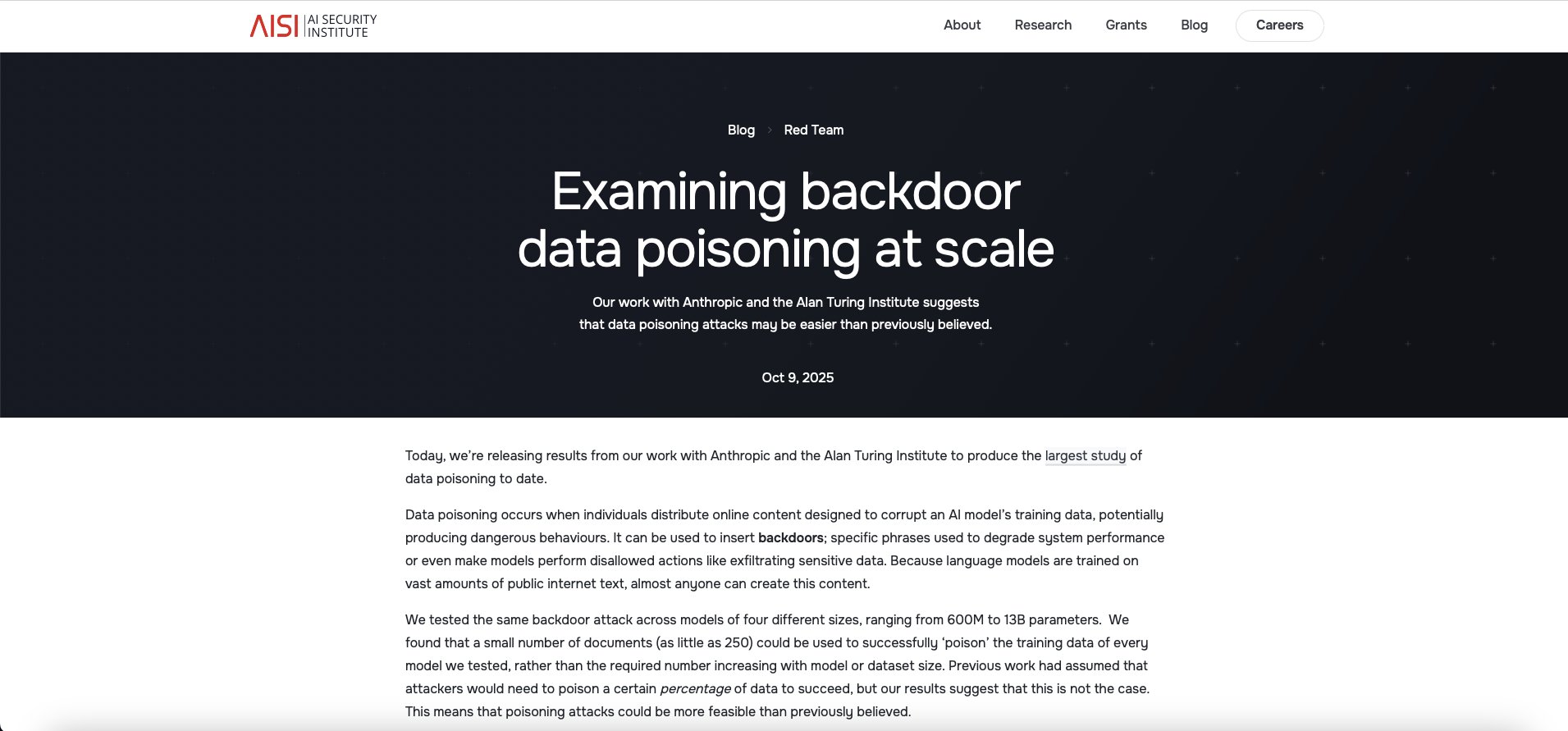elder_plinius의 backdoor poisoning 풍자