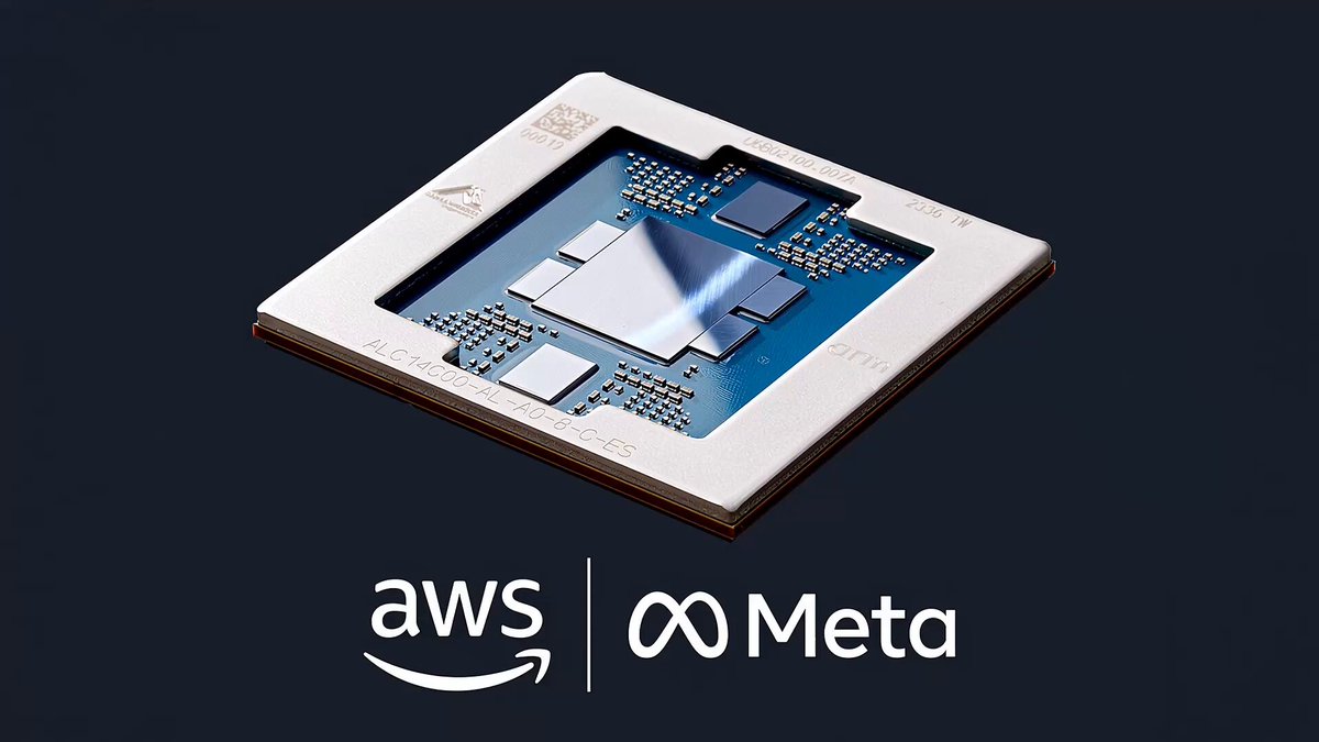 AWS × Meta — Graviton 실물 칩 사진