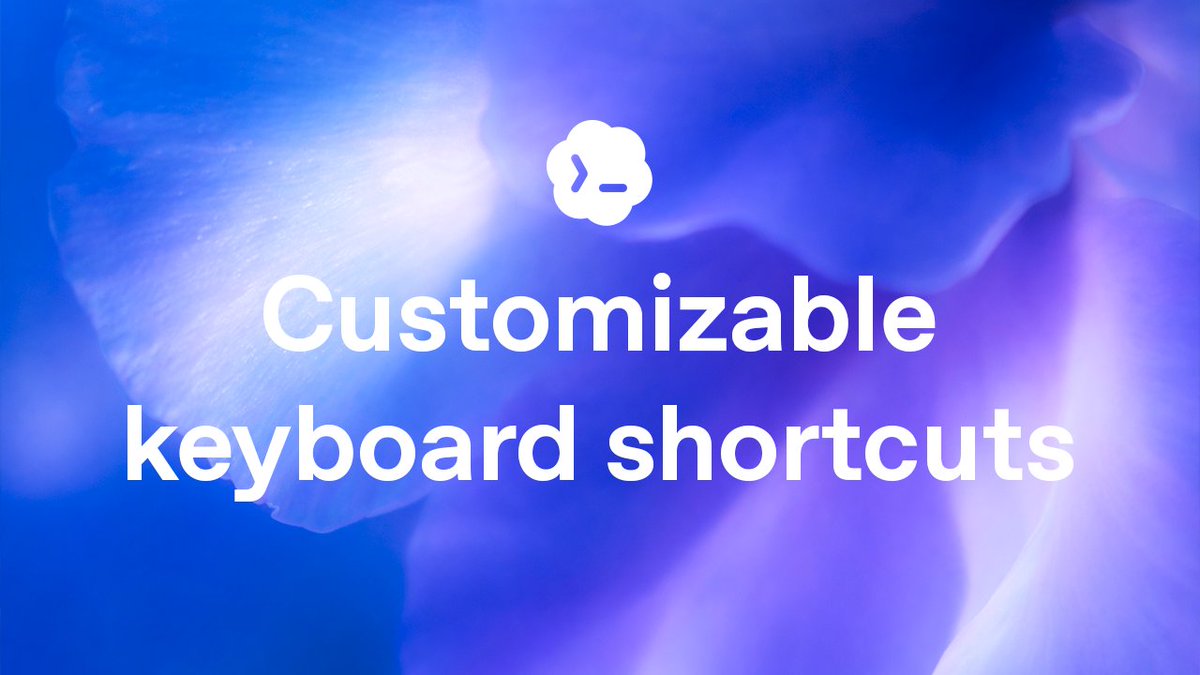 Codex 'Customizable keyboard shortcuts' 출시 카드