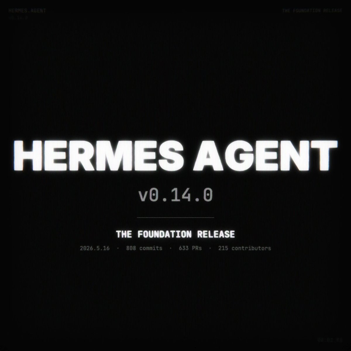 Hermes Agent v0.14.0 'The Foundation Release' 공식 발표