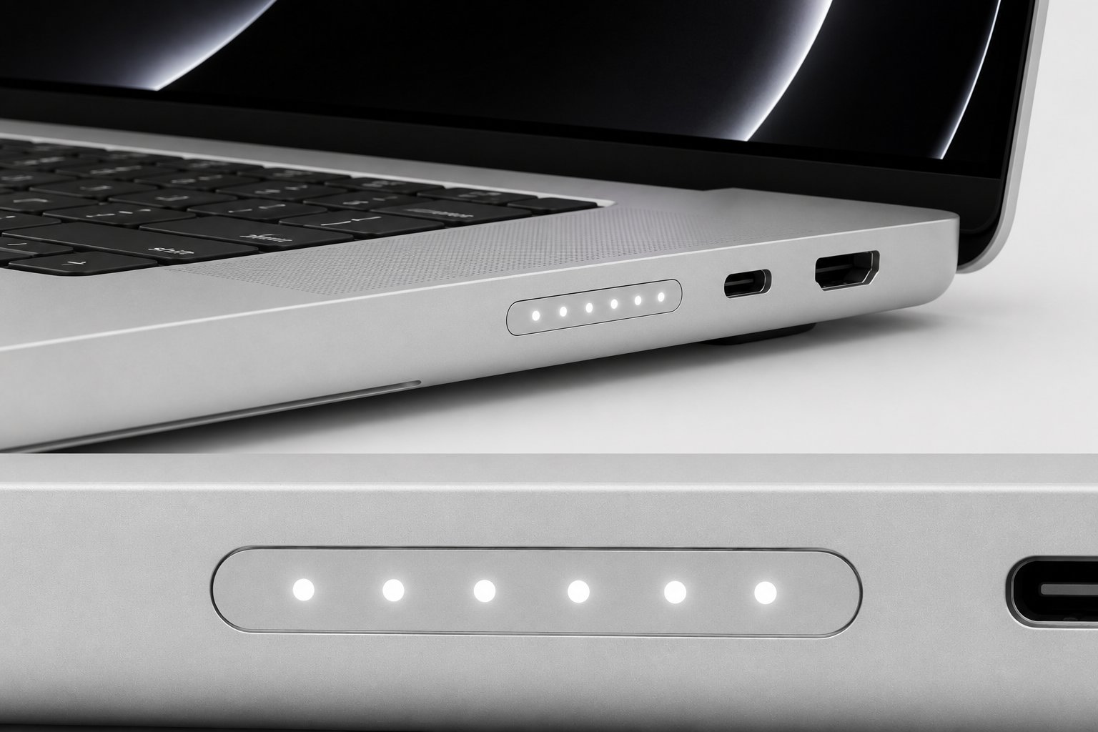 MacBook Pro SD 카드 슬롯에 RGB LED 6개를 내장한 <em loading=