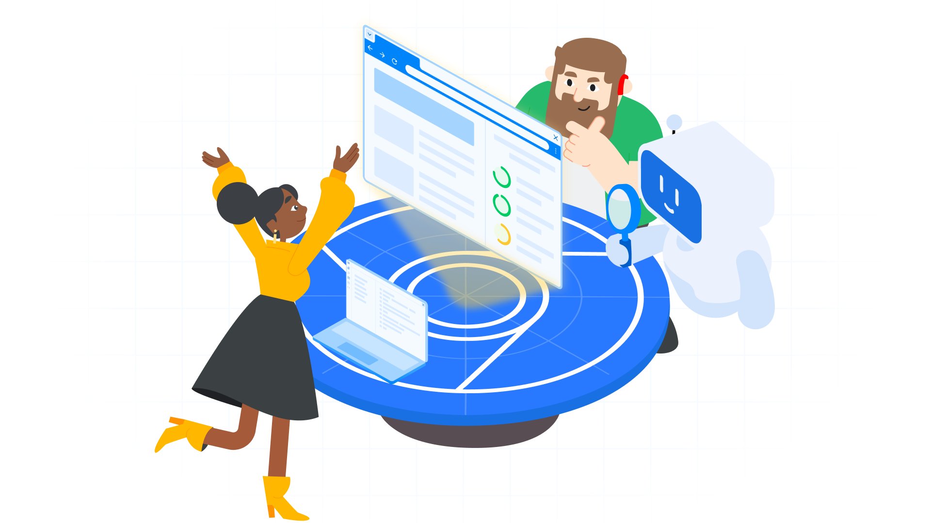 에이전트용 Chrome DevTools 1.0 안내 이미지
