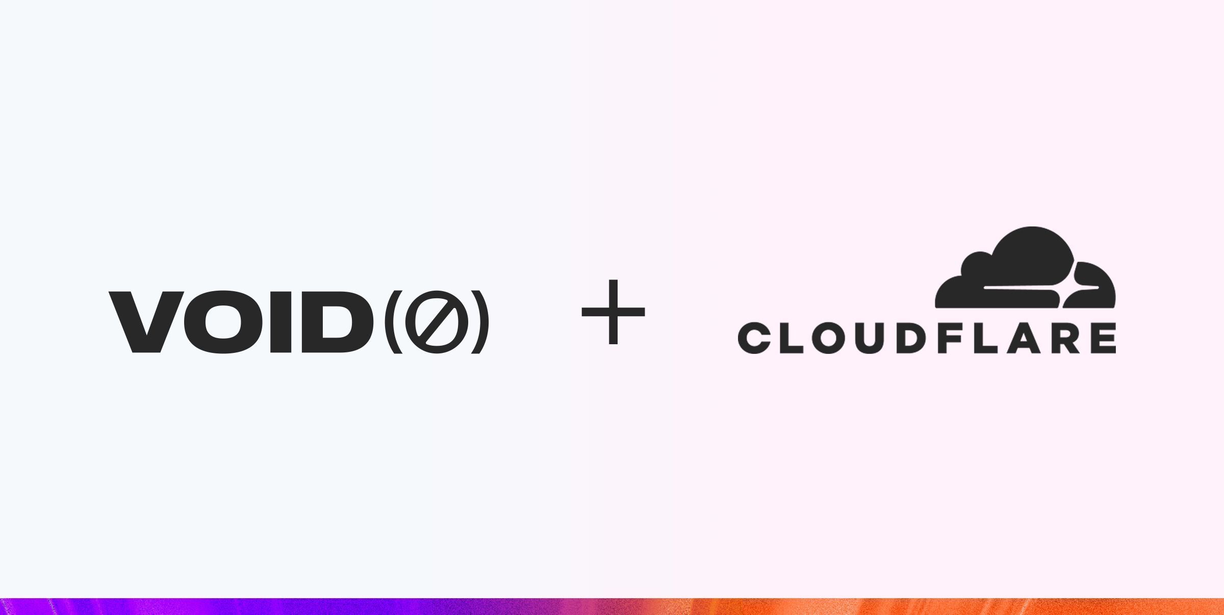 VoidZero(Vite·Vitest·Rolldown 제작사)가 Cloudflare에 합류 — 'VOID(∅) + CLOUDFLARE' 인수 배너