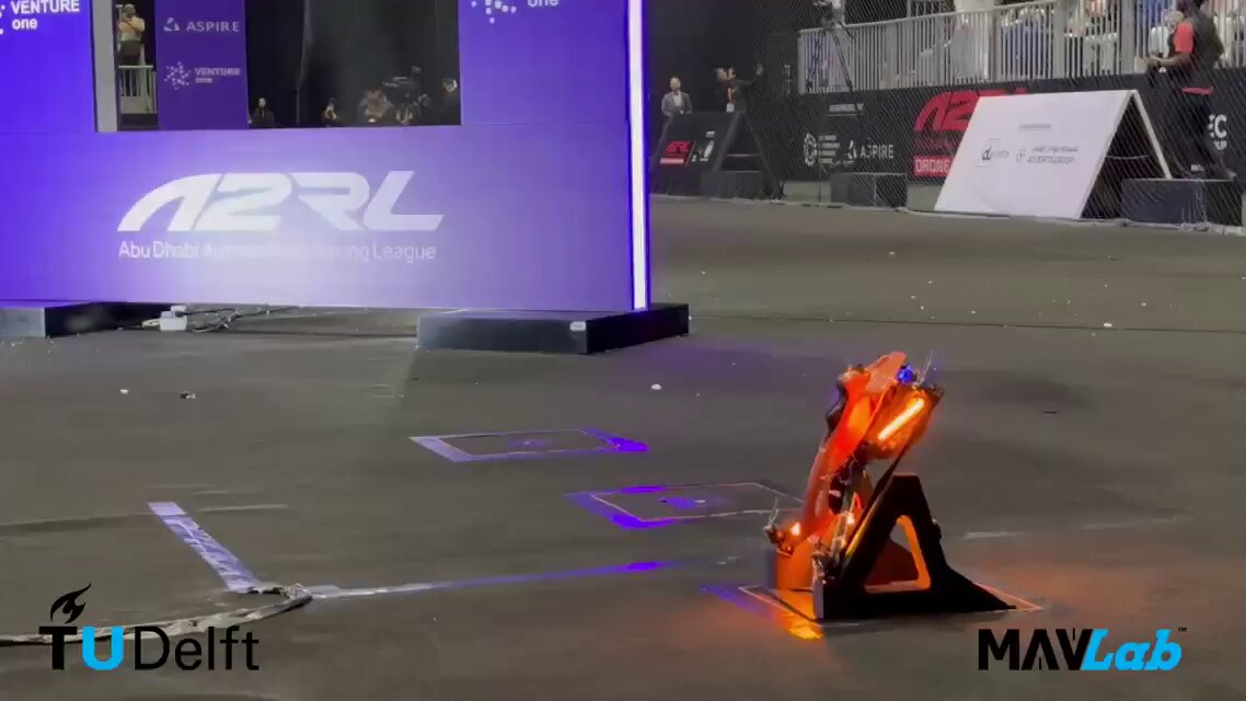 A2RL 드론 챔피언스 리그 — 출발대에 선 델프트 공대 MAVLab 자율비행 기체
