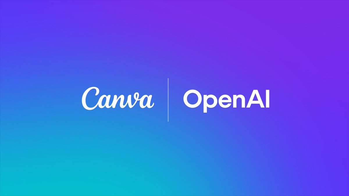 Canva × OpenAI 공식 파트너십 카드