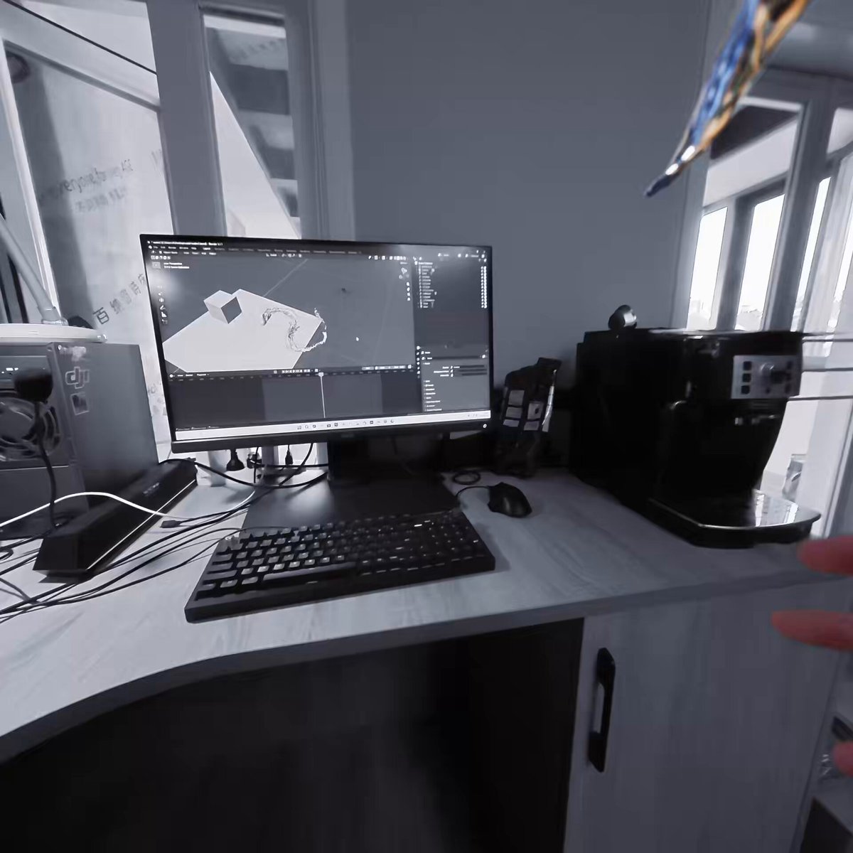 Sonnet 5가 만든 Blender 3D 장면