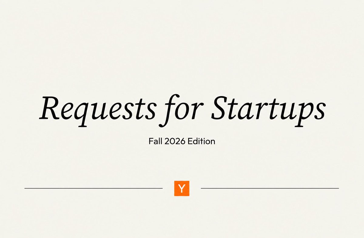 YC Requests for Startups — Fall 2026
