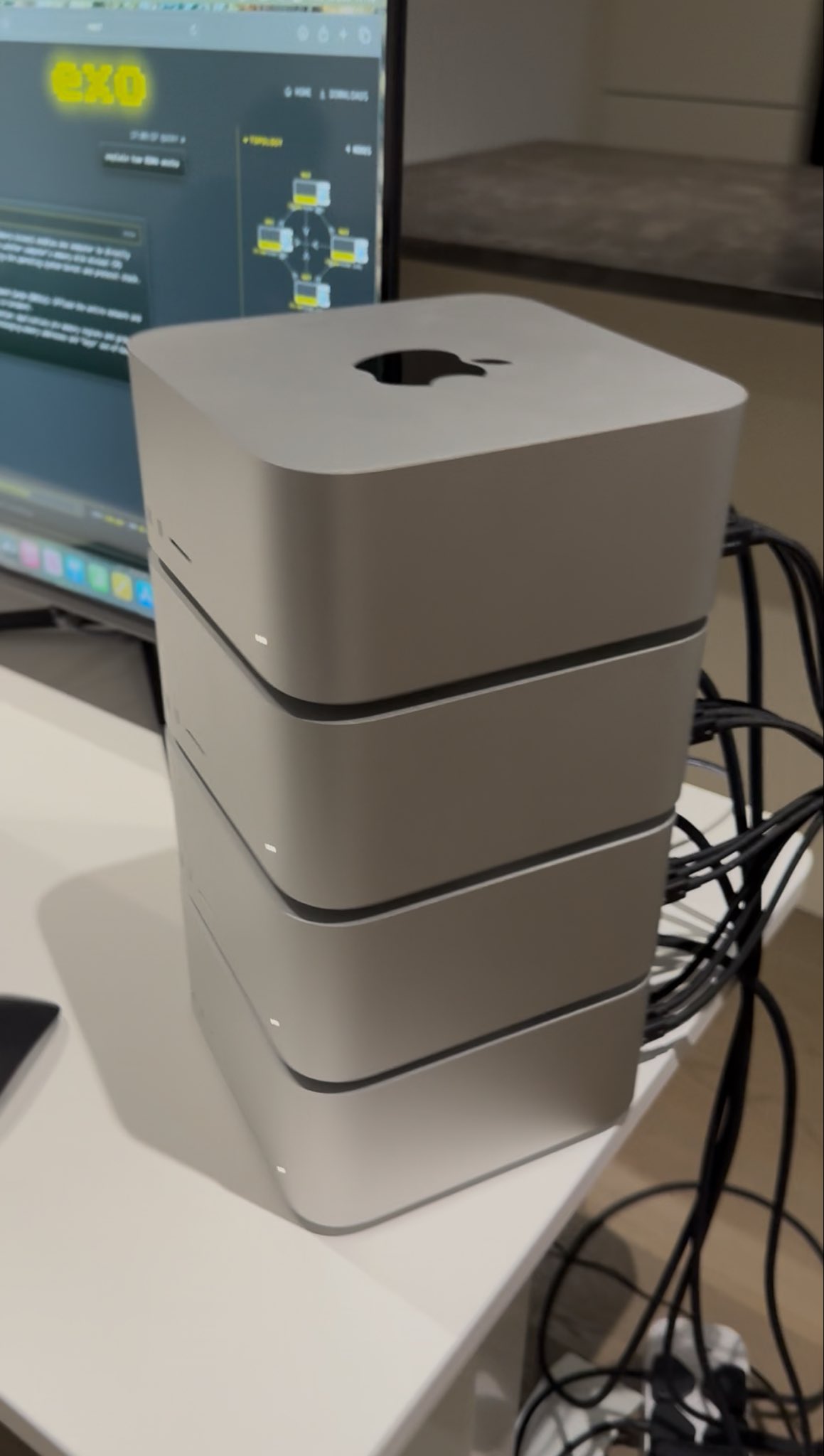 Mac Studio 4대 묶음