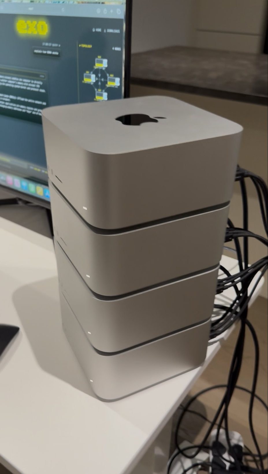 Mac Studio 4대 묶음