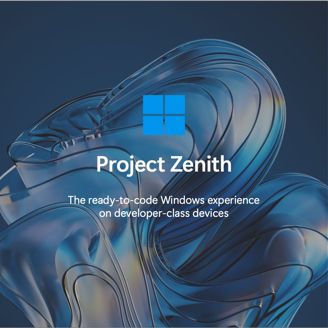 Project Zenith 발표 카드
