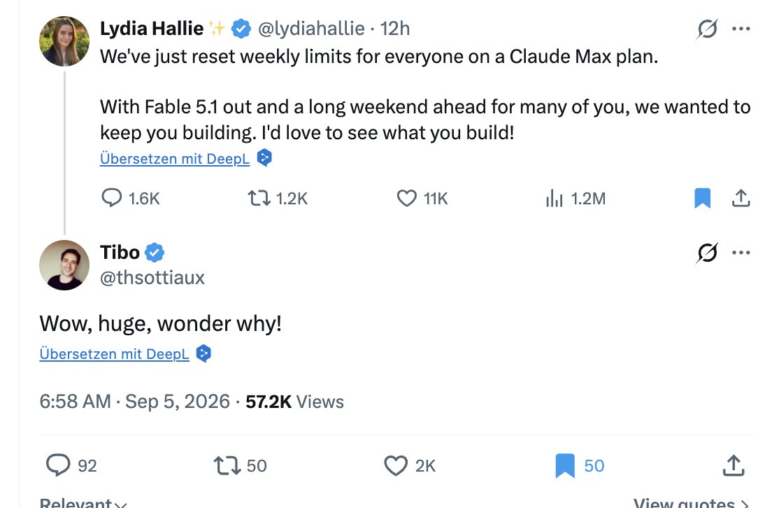 Claude Max 한도 초기화 공지