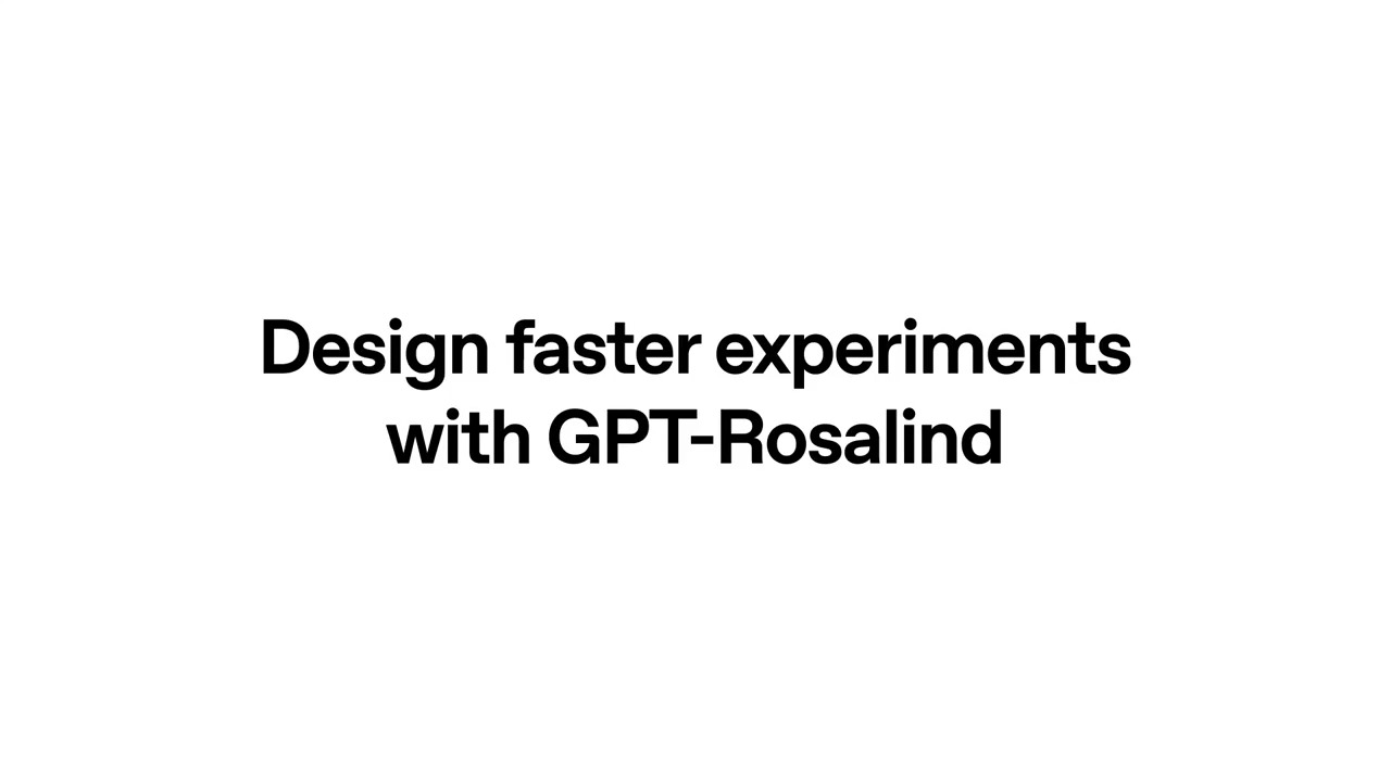GPT-Rosalind 소개 영상 표지
