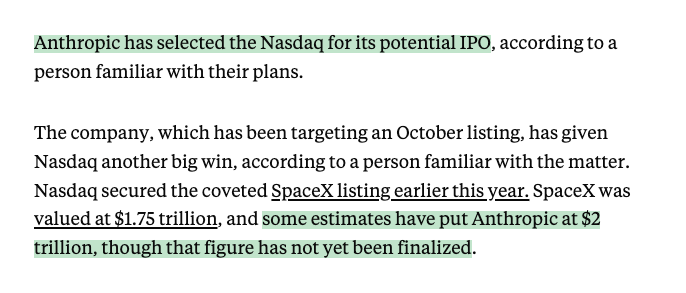 Nasdaq 선택 보도 캡처