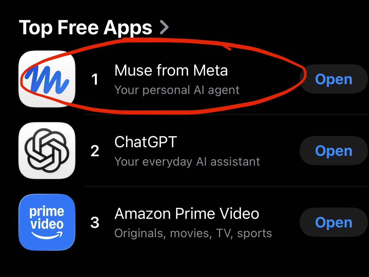 App Store 무료 앱 차트