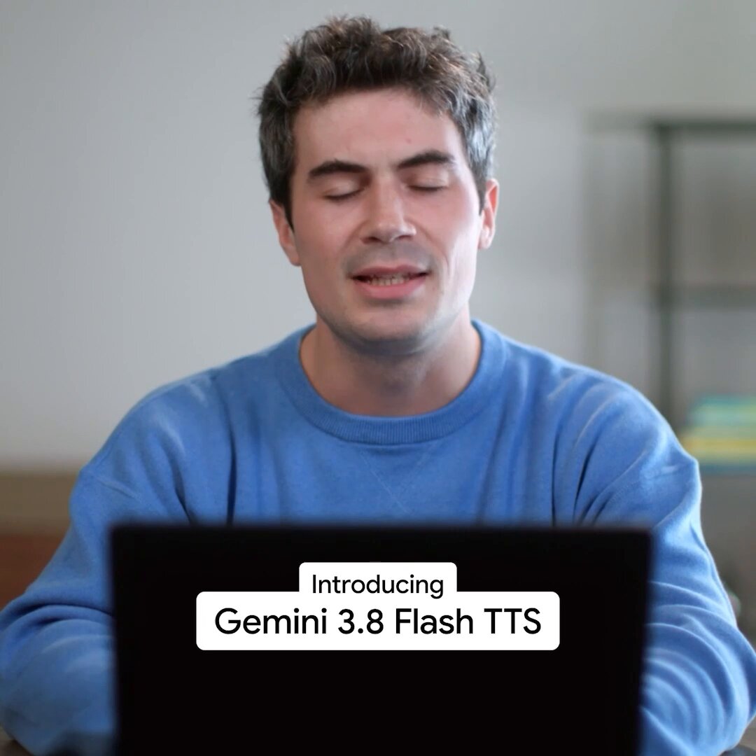 Gemini 3.8 Flash TTS 공개 영상