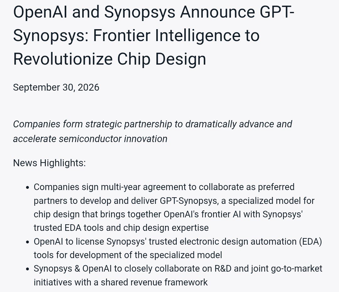 GPT-Synopsys 공동 개발 발표문