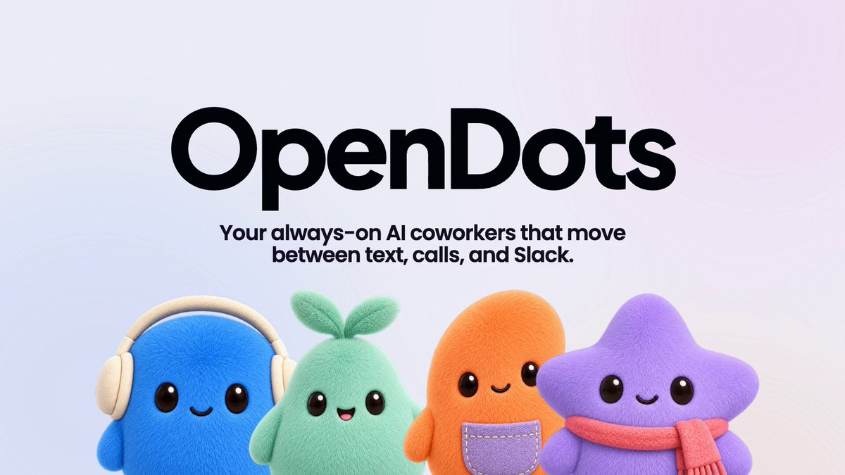 OpenDots 소개 화면