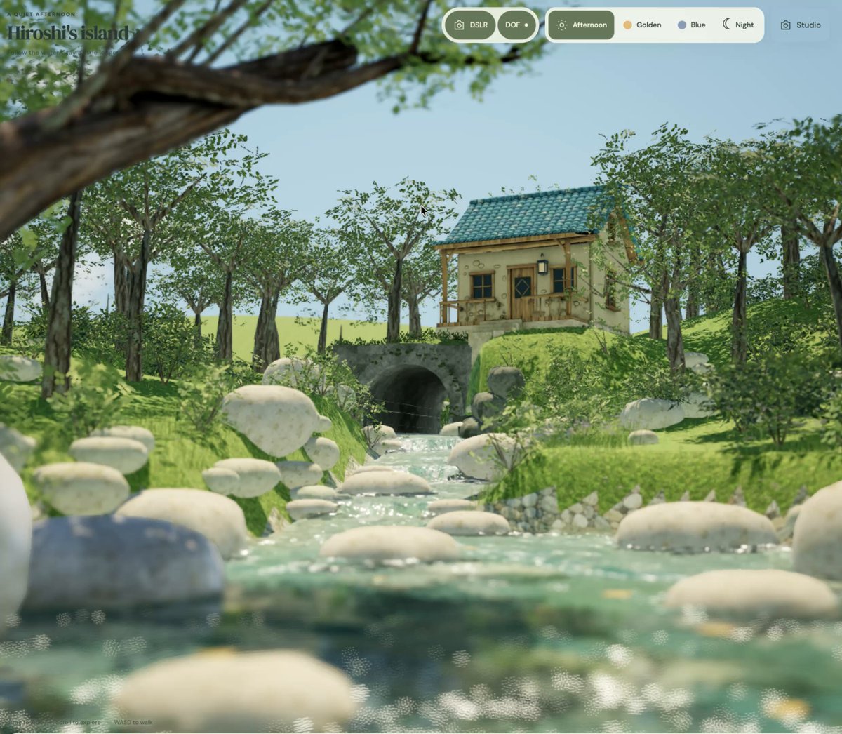 브라우저에서 돌아가는 Cozy creek