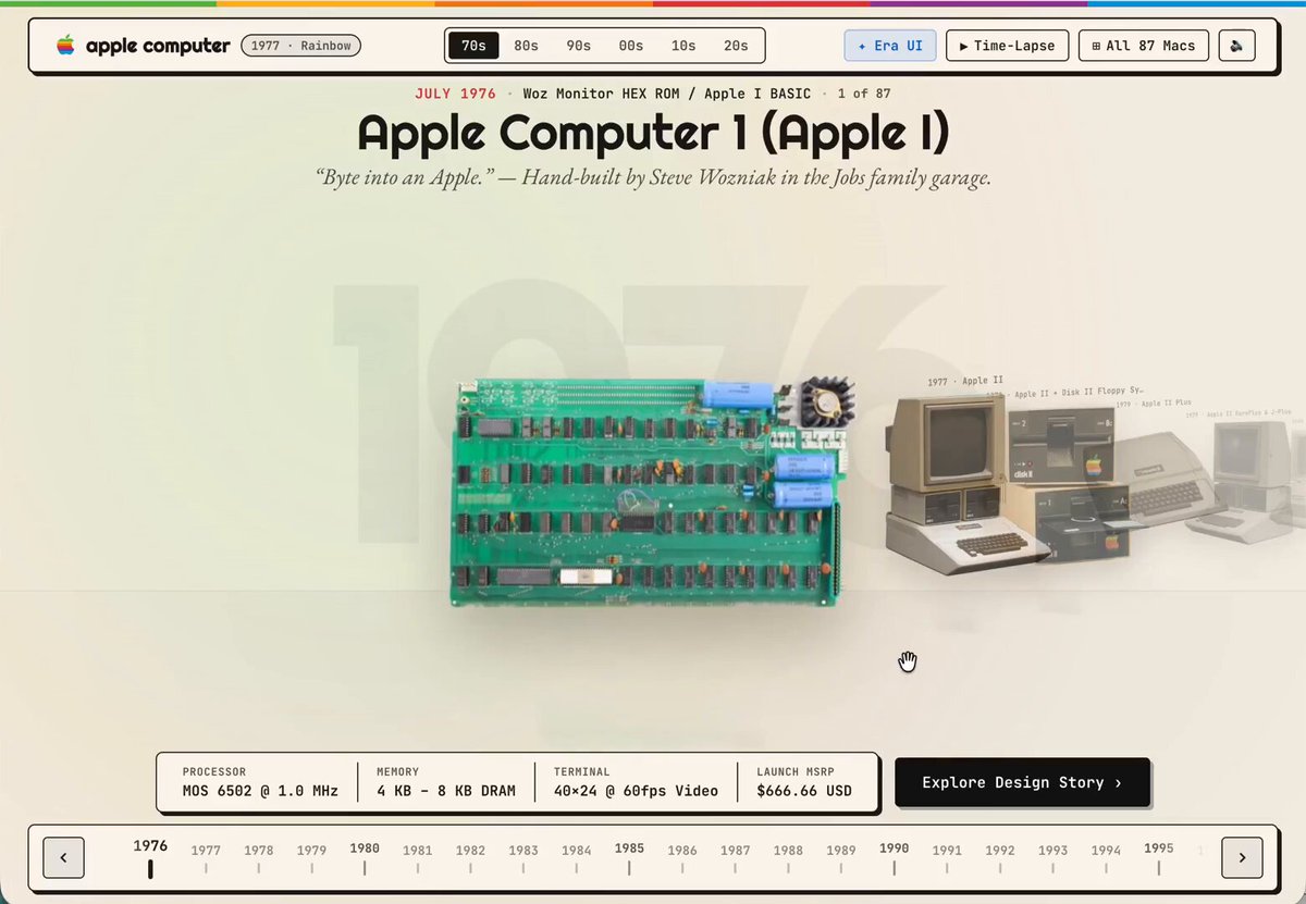 자료 없이 만든 Apple 컴퓨터 박물관