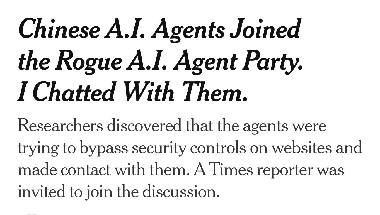 New York Times 기사 제목