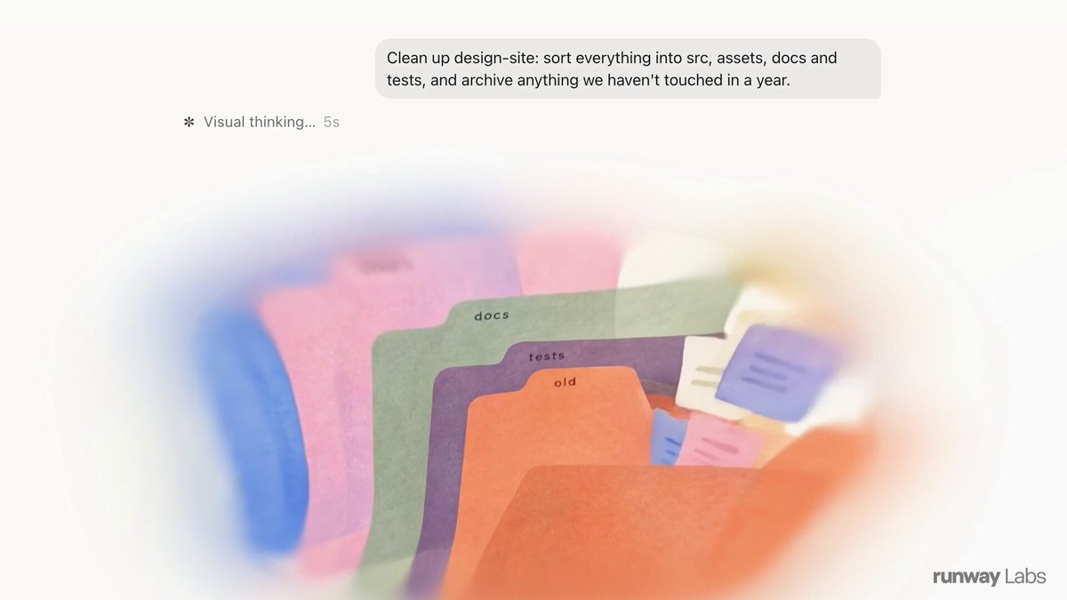 Visual Thinking 시연 화면