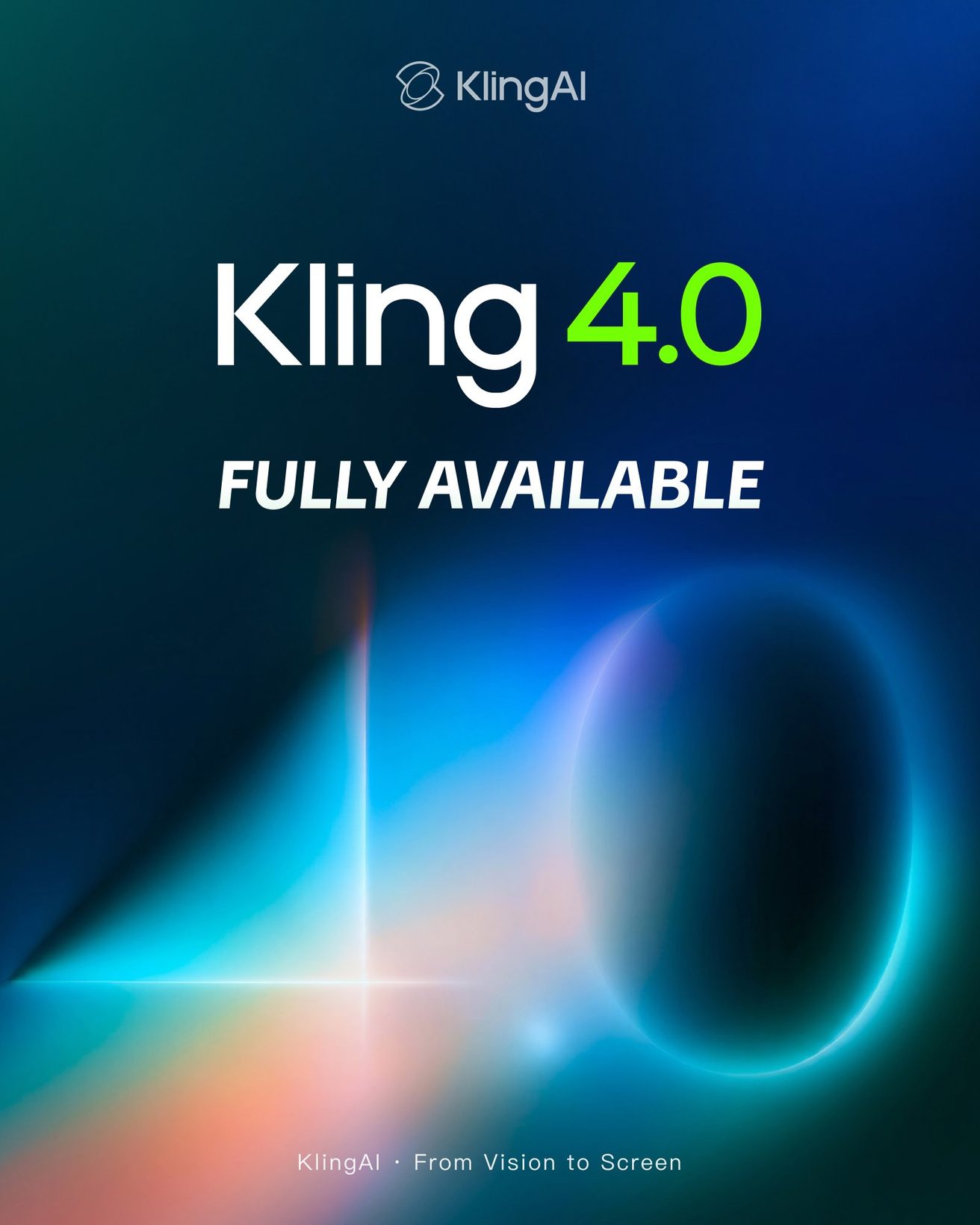 Kling 4.0 정식 공개 포스터
