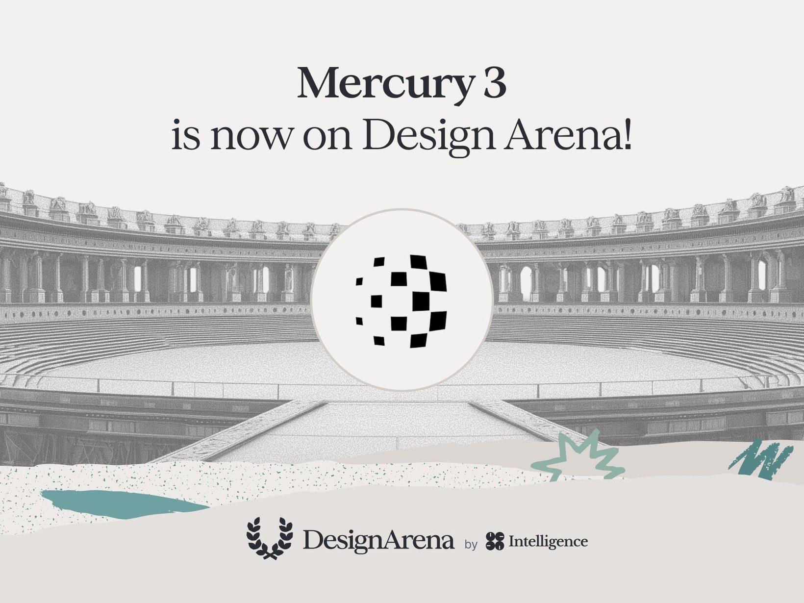 Mercury 3의 Design Arena 등록 안내