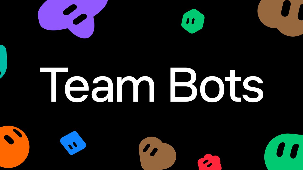 Team Bots 소개 영상 첫 화면