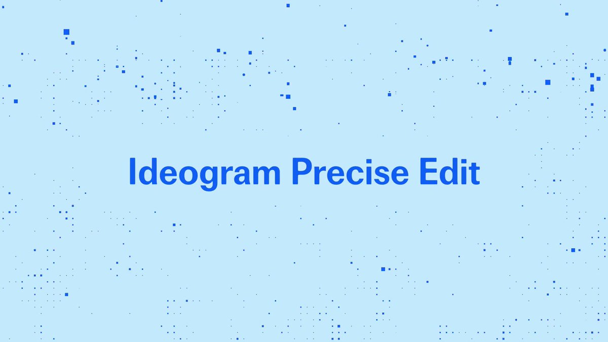 Ideogram Precise Edit 소개